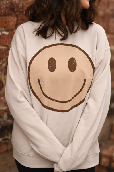 RTS Neutral Smiley Sweatshirt