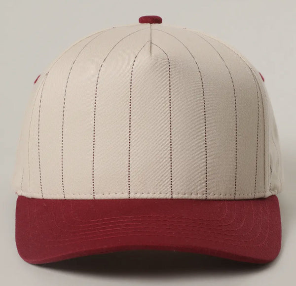 Custom Pinstripe Two Tone Hats