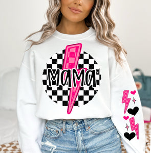 Lightning bolt & checkered names- Multiple Styles