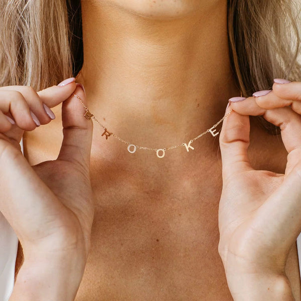18K Gold Custom Name Necklace *CIJ SPECIAL*