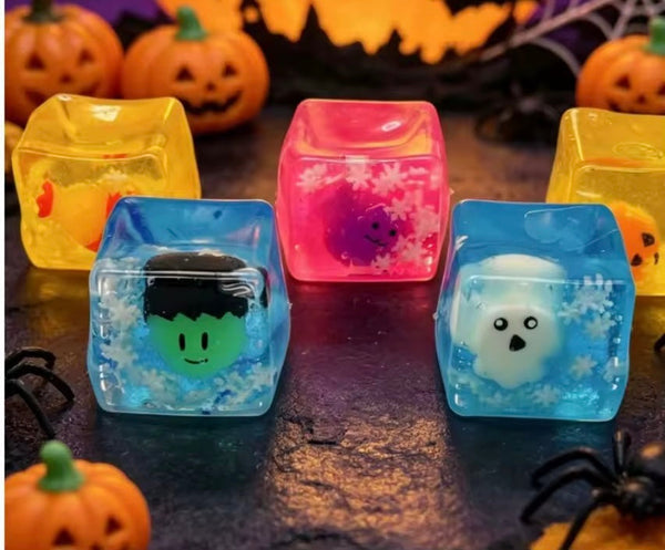 Halloween Glow In The Dark Cube Squishy *Pre Order* Early September Shipment