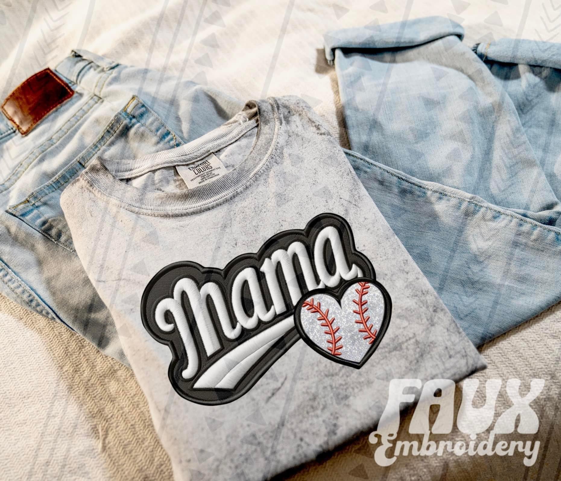 FAUX Varsity Mama