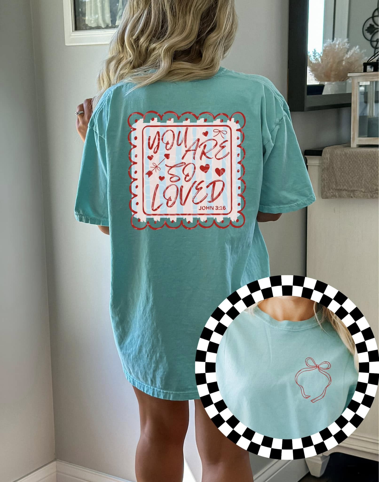 You are so loved pocket tee