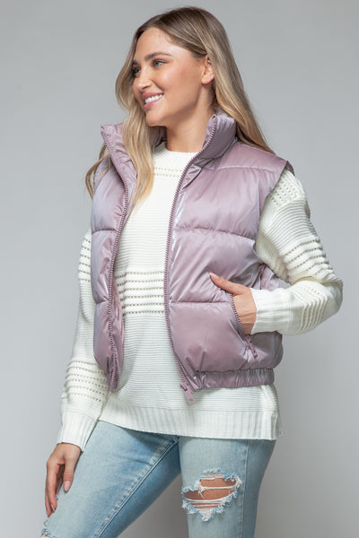 Snobbish Fine Fur Lining Quilted Vest