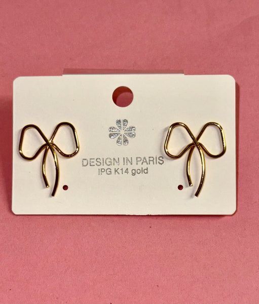 **SALE**Dainty Bow Earrings