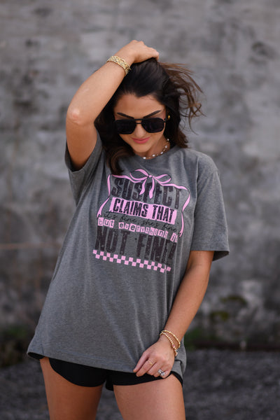 Suspect Claims she’s Fine Tee