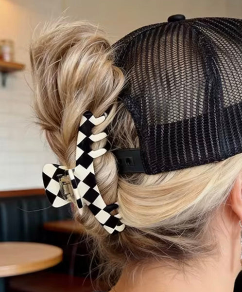 RTS Checkered Hat Clip