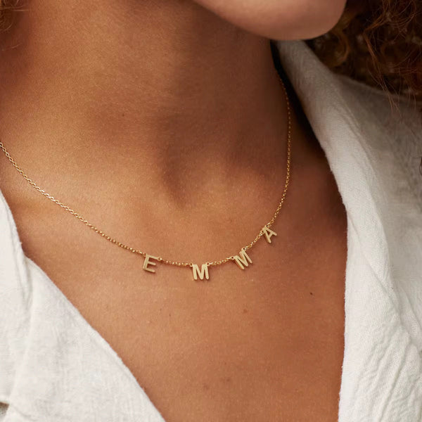 18K Gold Custom Name Necklace *CIJ SPECIAL*