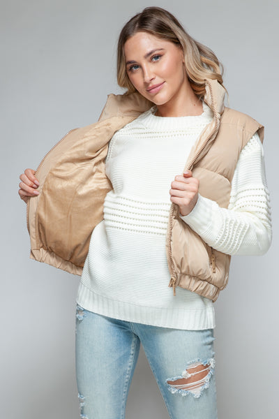 Snobbish Fine Fur Lining Quilted Vest