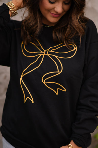 RTS Gold Bow Sweatshirt