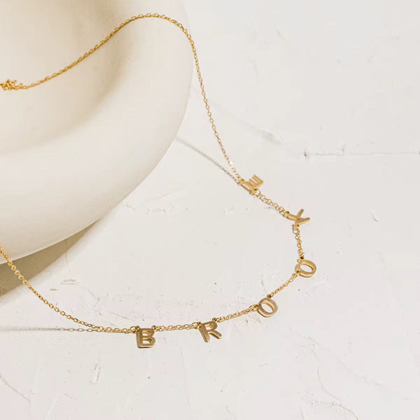 18K Gold Custom Name Necklace *CIJ SPECIAL*