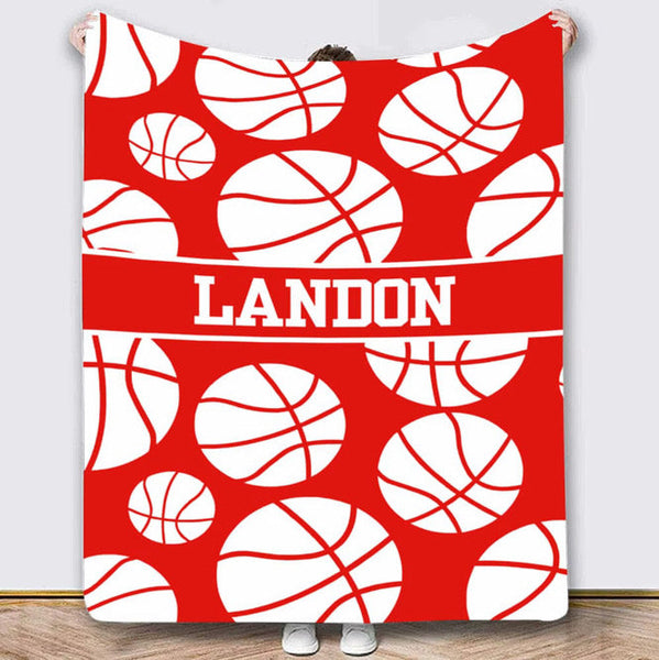 Custom Name Sport Blanket *CIJ SPECIAL*