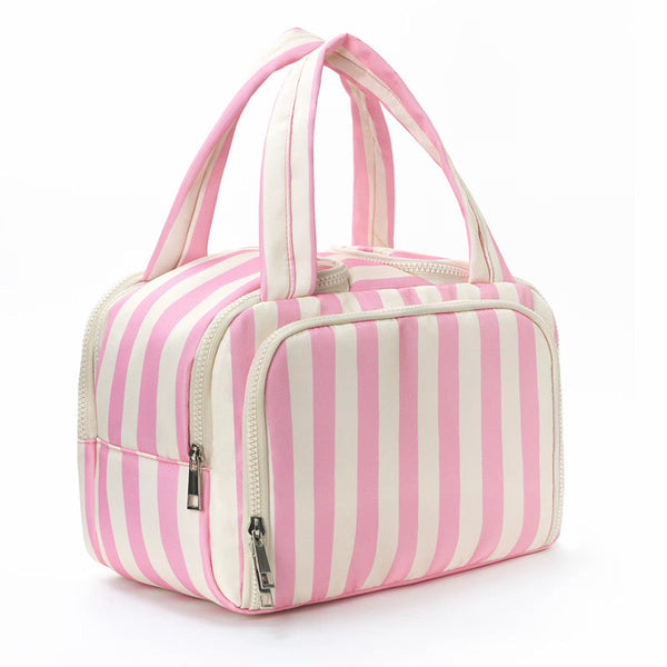 Striped Toiletry Organizing Bag *Pre Order*