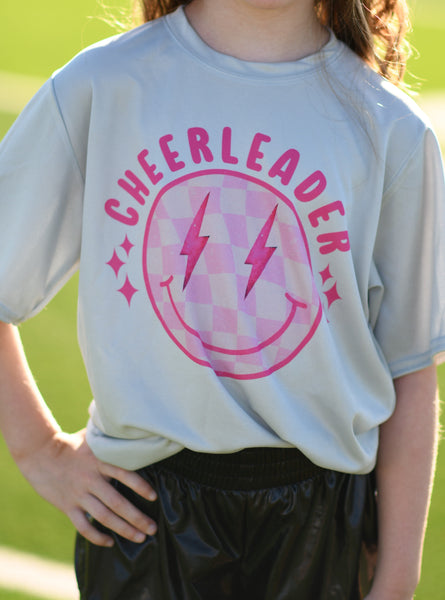 Cheerleader Smiley Tee