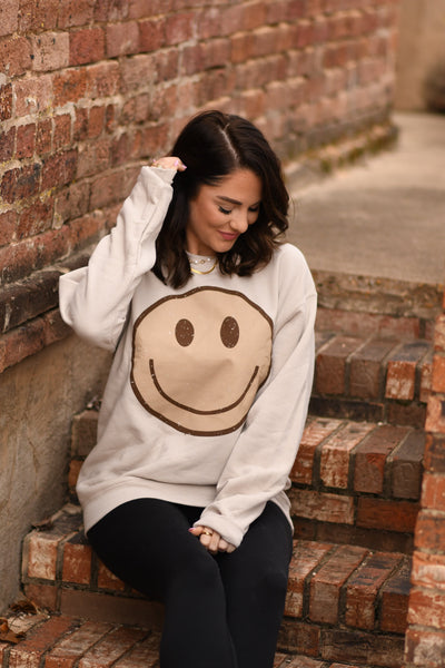 RTS Neutral Smiley Sweatshirt