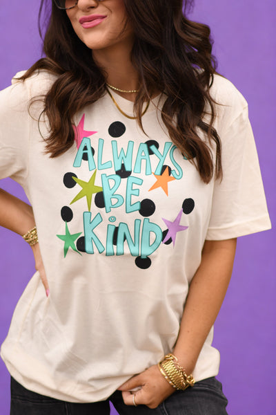 Always Be Kind Polka Dots Tee