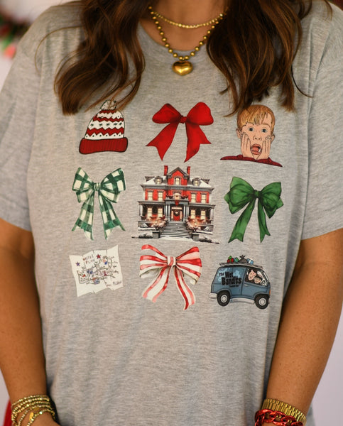 Home Alone Bows Tee