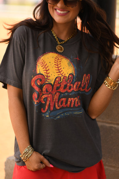 Softball Mama Ball Tee
