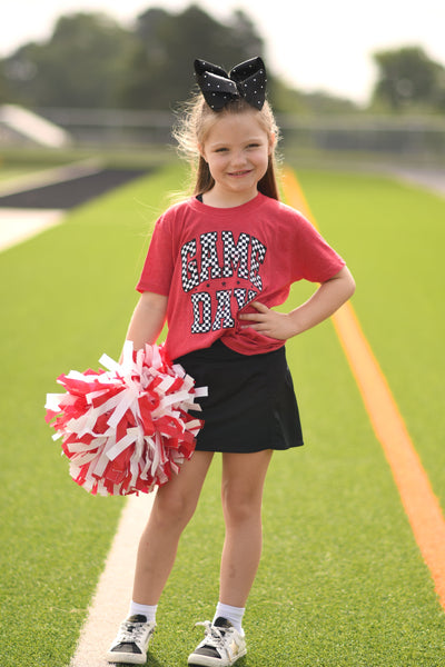 *SALE* RTS Red Checkered Game Day Tee