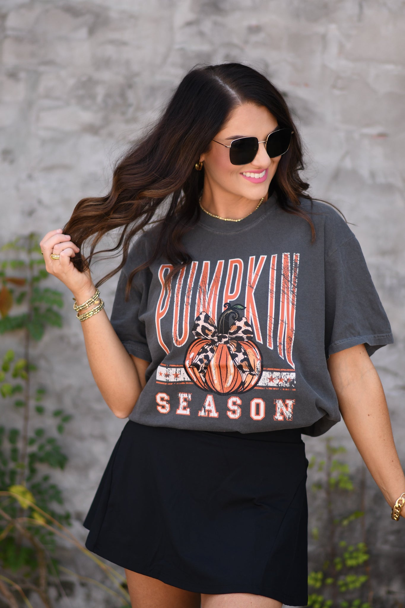 Pumpkin Season Leopard Tee