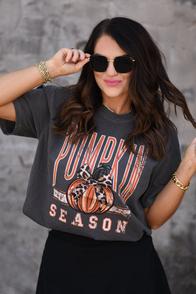 Pumpkin Season Leopard Tee