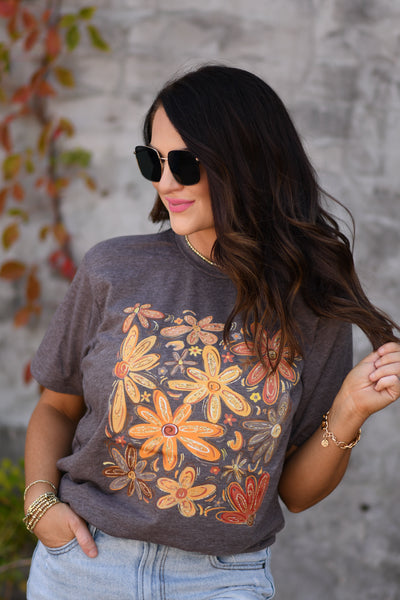 Fall Daisies Tee