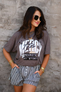 MERCY REWROTE MY STORY TEE