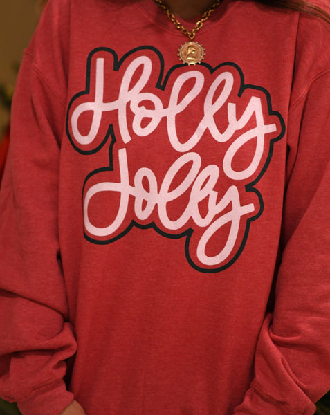 *SALE* RTS Holly Jolly Glitter Sweatshirt