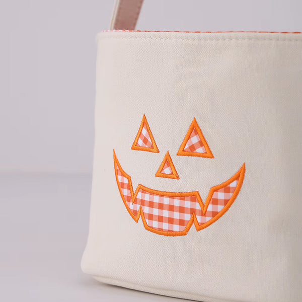 Custom Gingham Halloween Basket *PRE ORDER*