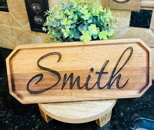 Custom Name Board/Tray