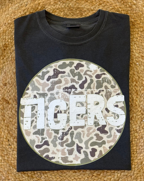 Custom Camo Circle Spirit Tee