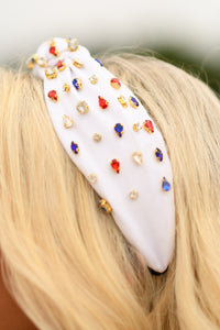 **SALE** RTS RWB Bejeweled Headbands