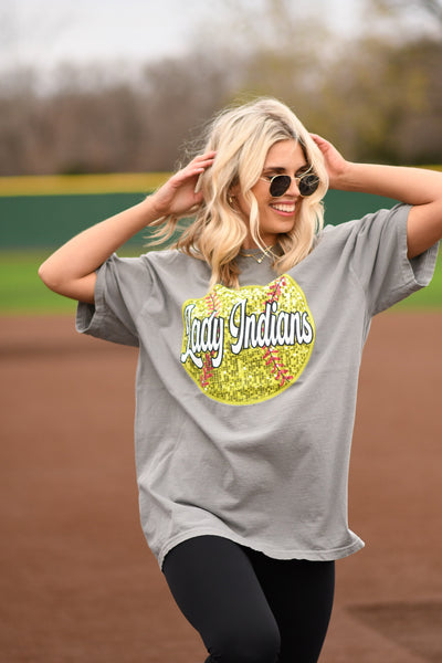 Custom Disco Softball Tee