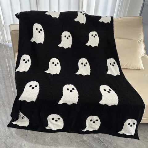 *SALE* RTS Black Ghost Cloud Blanket