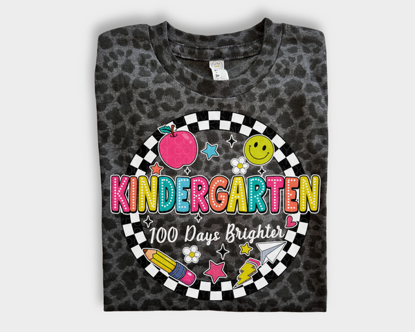 100 Days Brighter Leopard Tee - Youth