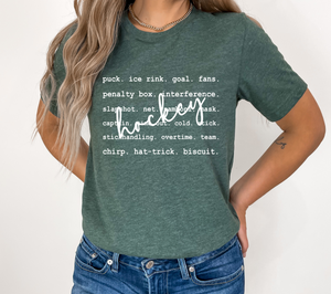 Sport Writing Tees - Multiple Options