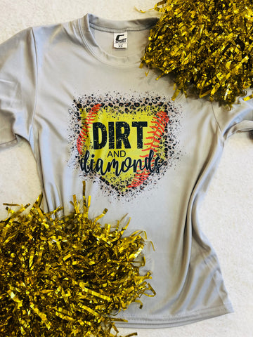 Dirt and Diamonds Dri Fit Tee