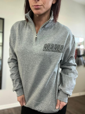 Mama Quarter Zip Pullover IP