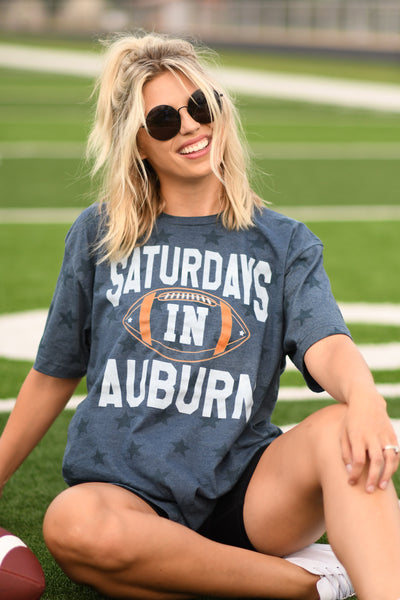 Saturdays In Auburn Star Tee