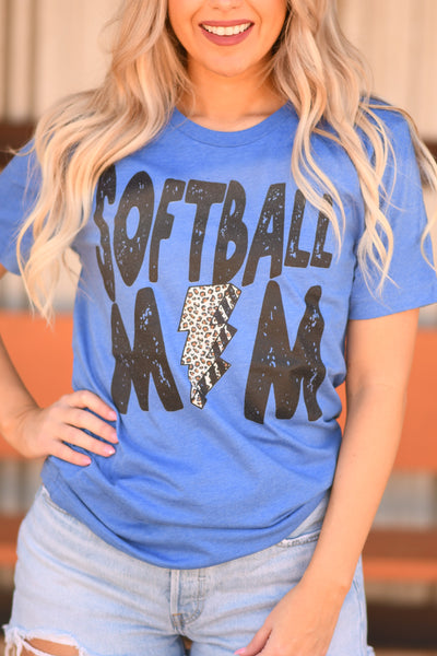 Softball Mom PICK YOUR COLOR Tee