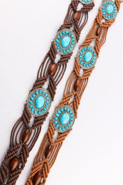 Bohemian Braid Belt