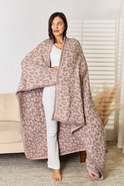 Cuddley Leopard Decorative Throw Blanket