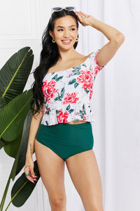 Marina West Swim Coastal Cutie Off-Shoulder Swim Tankini Set