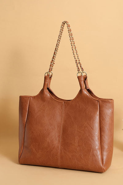 PU Leather Tote Bag