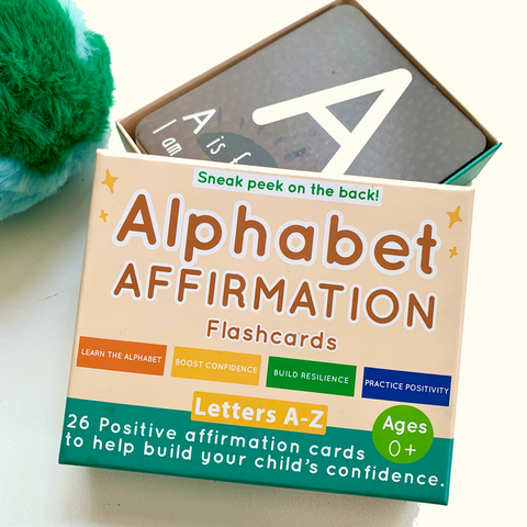 Alphabet affirmation cards