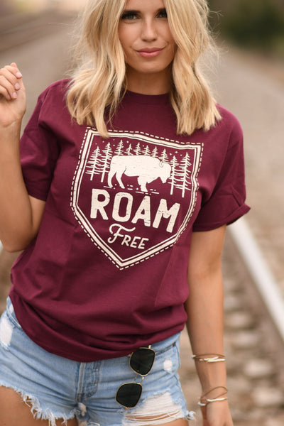 Roam Free Buffalo Tee