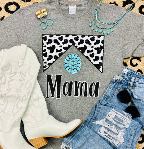 Mama Cowhide Concho Tee